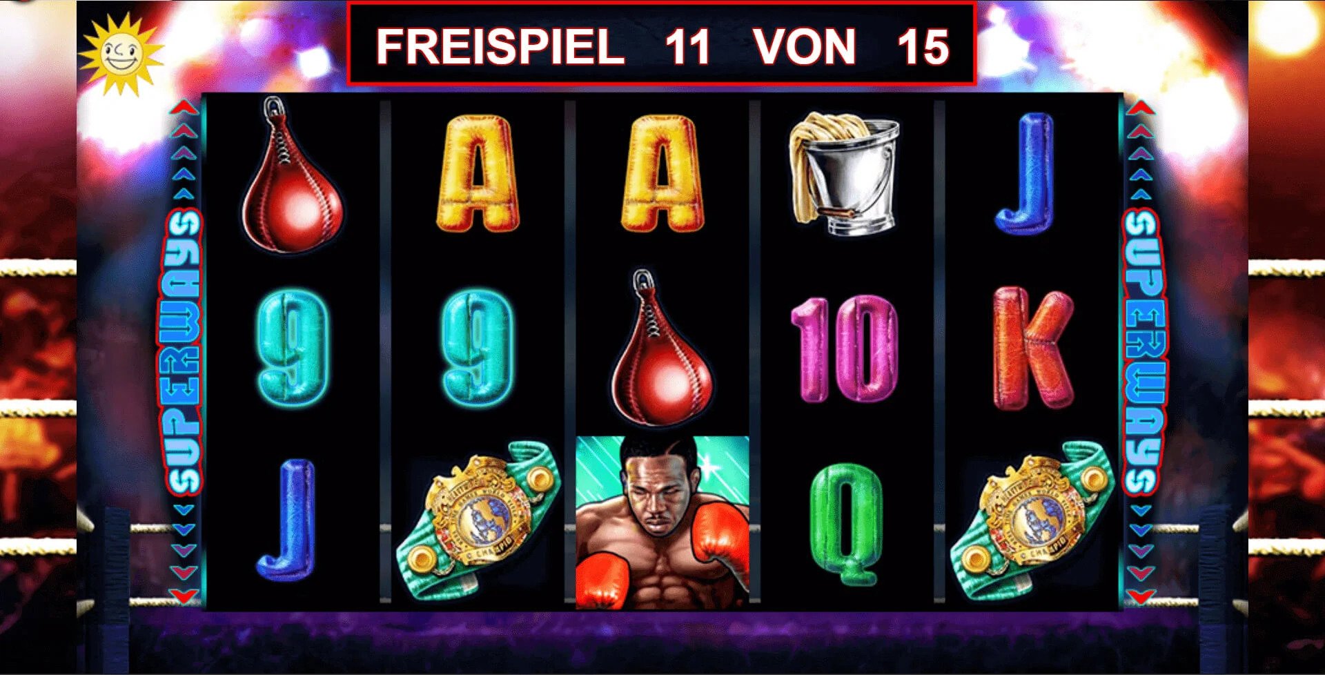 Knockout Wins Slot Spieloberfl&auml;che